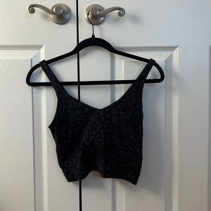 black cheetah lululemon align tank